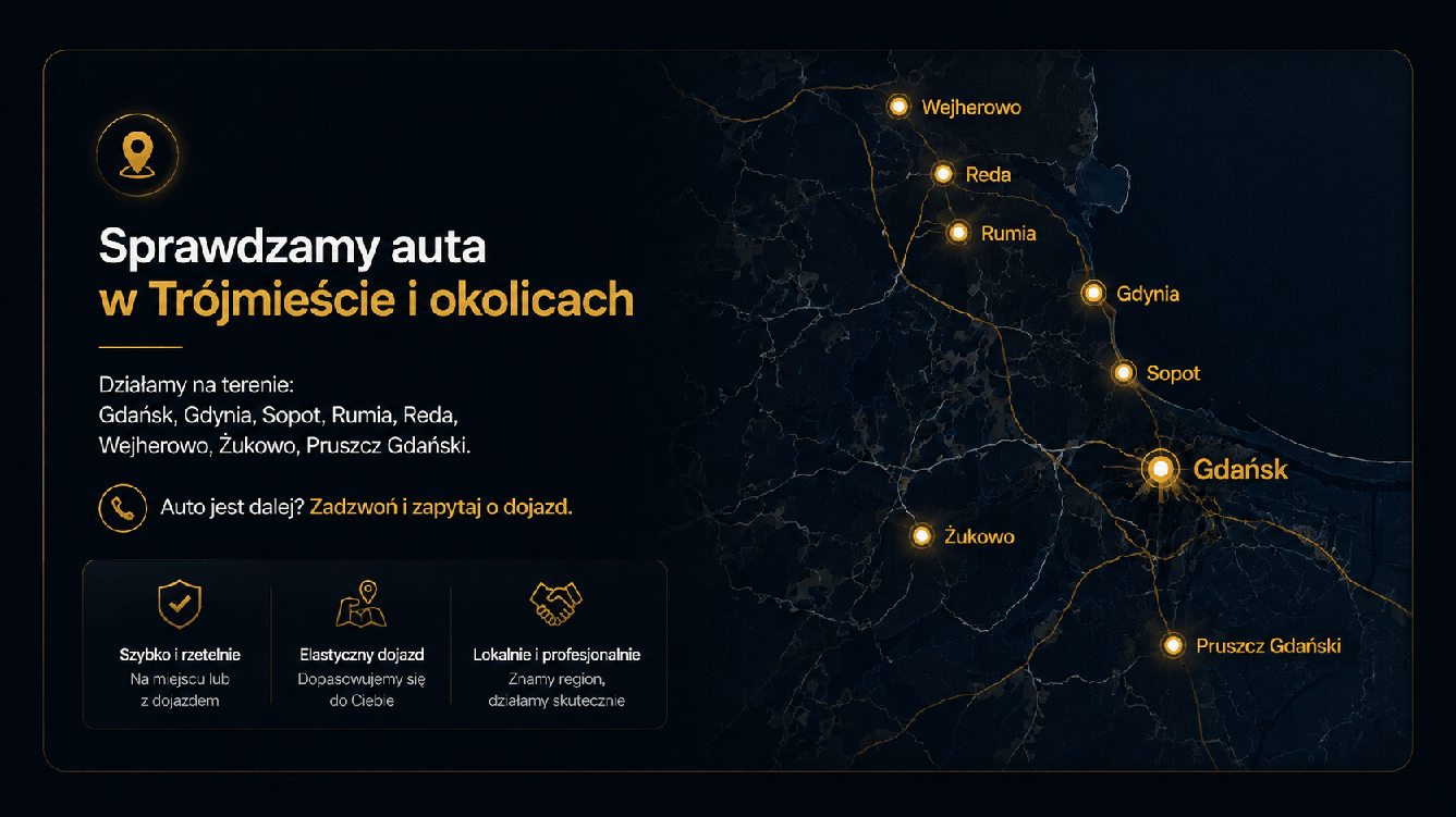 Sprawdzamy auta w Gdańsku, Gdyni, Sopocie i okolicach